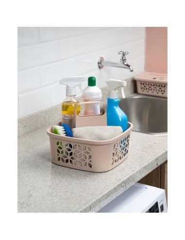 Cesto Organizador Produtos de Limpeza Alça...