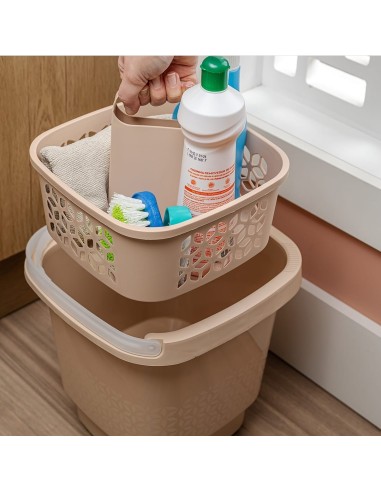 Cesto Organizador Produtos de Limpeza Alça...