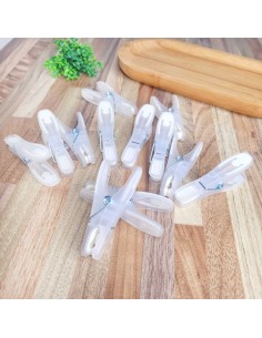 Prendedor de Roupa Formato Anatomico Transparente 12un 2