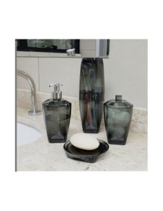 Saboneteira Preta Porta Sabonete Barra Translucido... 2