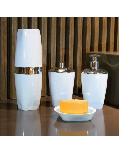 Saboneteira Branca Porta Sabonete em Barra