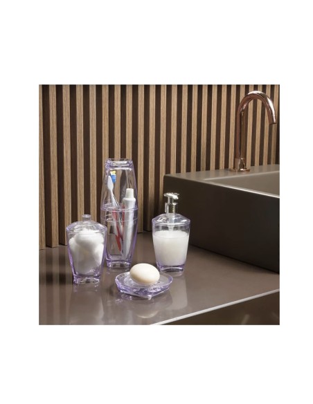 Porta Sabonete Liquido Alcool Dispenser Transparente Pump