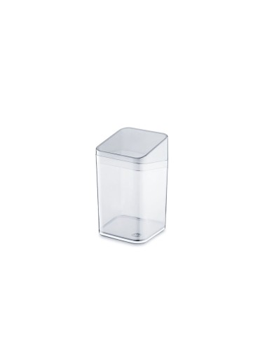Porta Algodao e Cotonete Transparente Banheiro Translucido