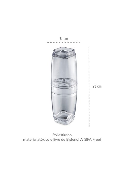 Porta Escova com Tampa Acessorio Banheiro Branco