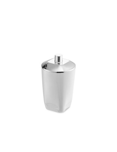 Porta Algodao Branco Tampa Acessorio Banheiro 300ml