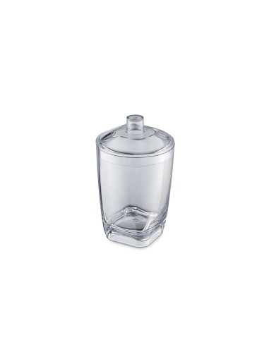 Porta Algodao Cotonete Transparente Banheiro 300ml