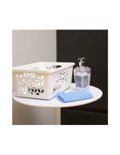 Cesto Organizador Caixa Pequena Cesta Branca 20cm 2