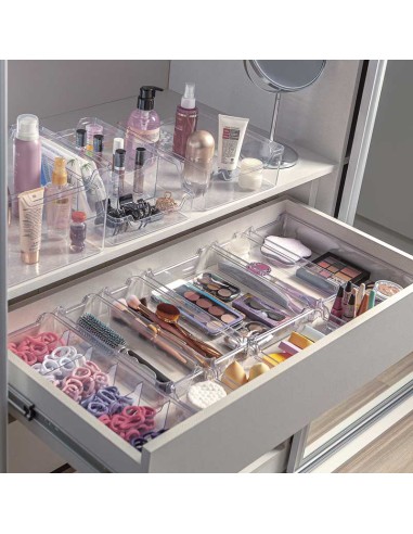 Organizador de Gaveta Caixa Transparente Cesto...