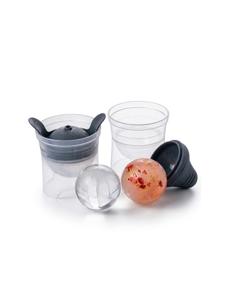 Forma de Gelo Esférica Whisky Drinks Coquetéis 83ml 2un