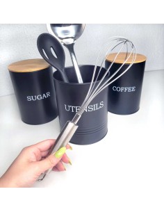 Batedor de Clara Ovo Manual Fouet Inox Cozinha Profissional 2