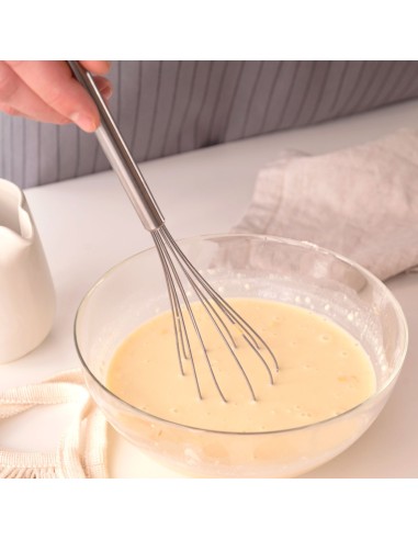 Batedor de Clara Ovo Manual Fouet Inox Cozinha...