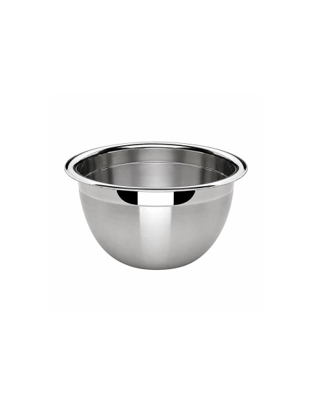 Tigela Bowl Aço Inox Escovado e Borda Polida 26cm