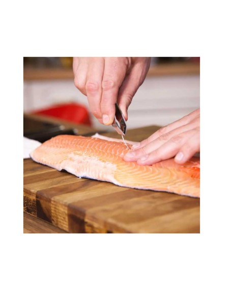 Pinça Culinaria para Peixe Inox Pegador Empratamento