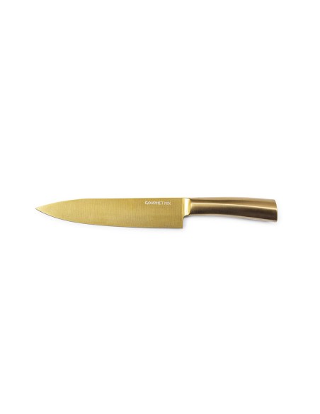 Faca de Cozinha Chef 8" Cutelaria Lovers Dourado Ouro