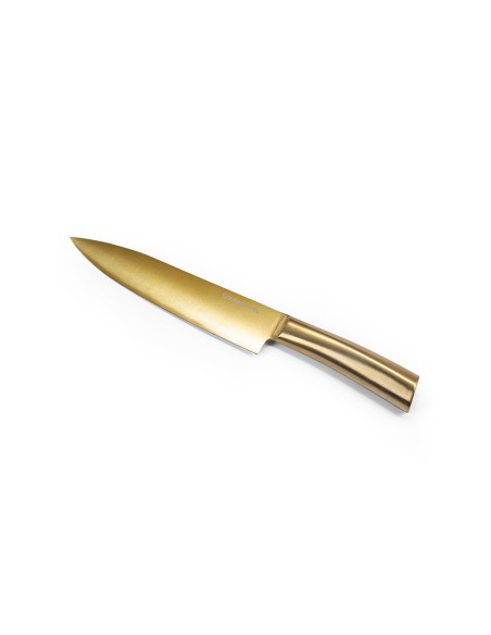 Faca de Cozinha Chef 8" Cutelaria Lovers Dourado Ouro