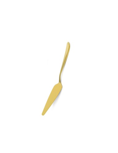 Espatula de Bolo Dourado Utensilio de Cozinha Aço Inox