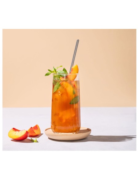 Colher para Suco Drinks Coquetel Bailarina Aço Inox Longa 30cm