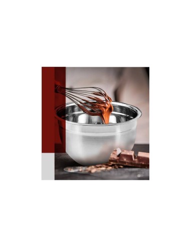 Tigela Bowl Aço Inox Escovado e Borda Polida 3L