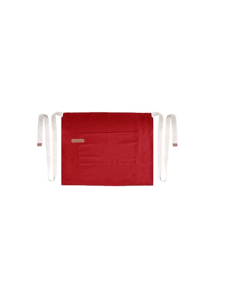 Avental de Cintura Vermelho Artes Pintura Cafeteria Loja