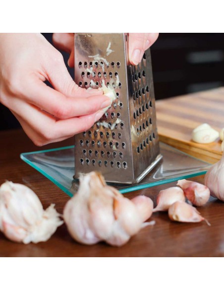 Ralador de Queijo Legumes Frutas 4 Faces Aço Inox