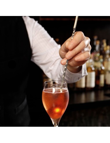 Colher Bailarina Cabo Longo Drinks Sucos Aço Inox