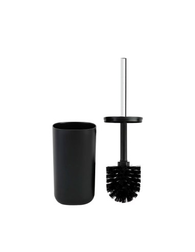 Escova Sanitaria e Suporte Metal Preto Acessorio Banheiro