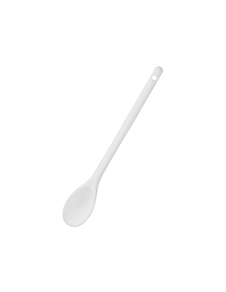 Colher Branca Profissional Cabo Longo Polipropileno 41cm