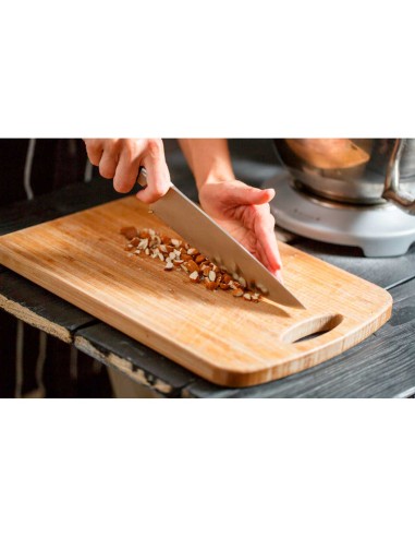 Faca Chef Cozinha 8" Profissional Lamina Aço...