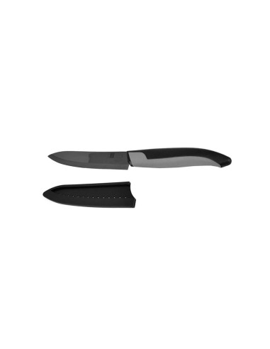Faca de Ceramica 4,5" Preta Verduras Legumes Frutas