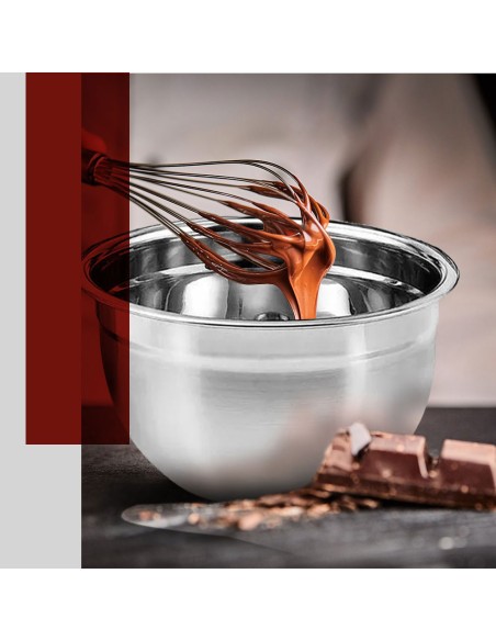 Batedor de Claras Fouet Manual Inox 30cm