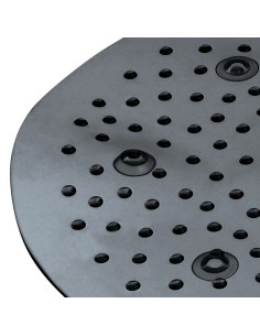 Tapete para Box de Banheiro com Ventosas Fixação Preto 2