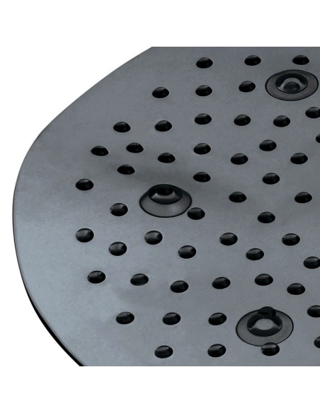 Tapete para Box de Banheiro com Ventosas Fixação Preto