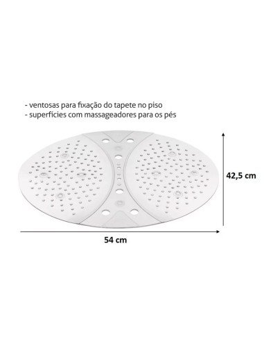 Tapete para Box de Banheiro com Ventosas...
