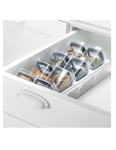 Porta Temperos Suporte e Organizador Gaveta Kit...