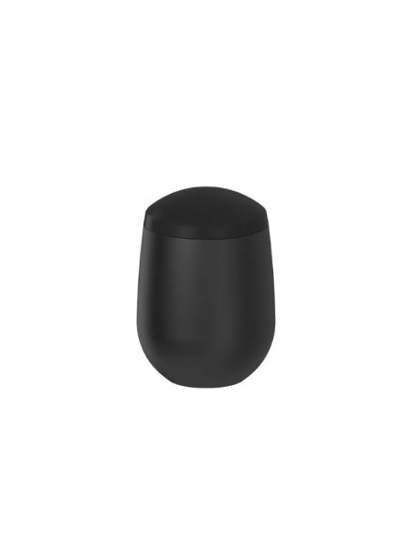 Porta Algodao Cotonete Preto Acessorio Banheiro 1un