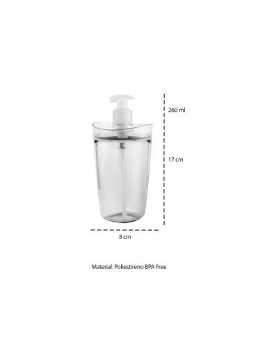 Porta Sabonete Liquido e Escovas Preto Kit...