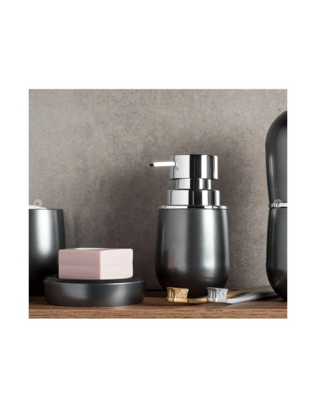 Saboneteira Porta Sabonete Barra Cinza Grafite
