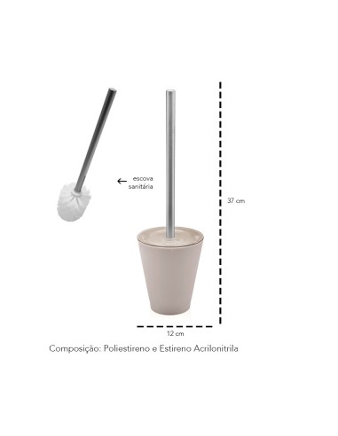 Escova Sanitaria Acessorio de Banheiro Suporte...