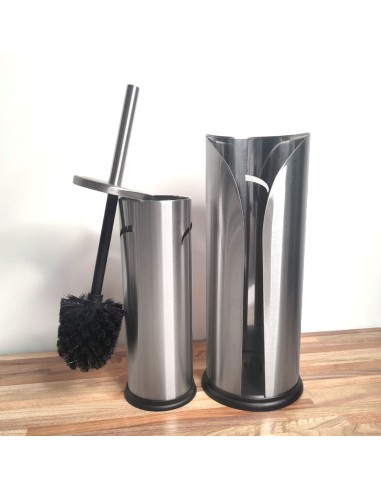 Escova Sanitaria e Porta Papel Higienico...