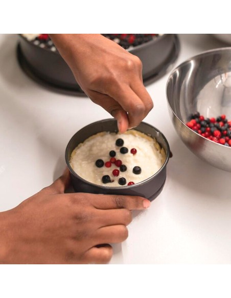 Forma Antiaderente Mini Bolo Assadeira Fundo Removivel 12cm