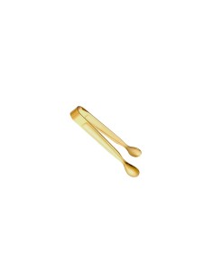Pegador Dourado Frios Gelo Açucar Mini Pinça Inox Bar Buffet