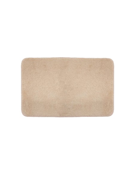Tapete de Banheiro Retangular Antiderrapante Pequeno Bege