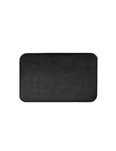 Tapete de Banheiro Preto Antiderrapante Retangular 60x40cm
