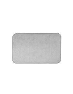 Tapete de Banheiro Cinza Antiderrapante Retangular 60x40cm