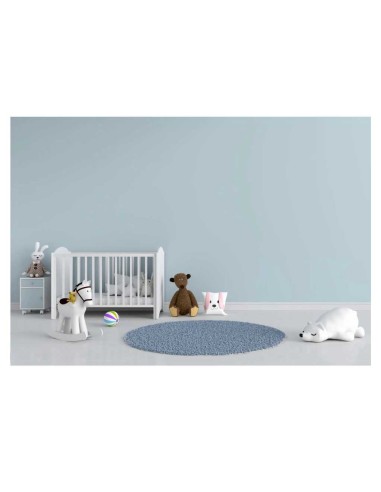 Tapete Redondo Antiderrapante Felpudo Leve...