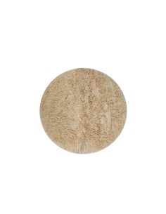 Tapete Redondo Banheiro Quarto Bege Felpudo...