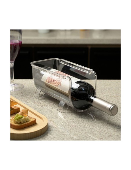 Porta Garrafa Suporte Organizador Empilhavel Adega Geladeira