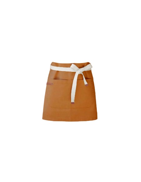 Avental de Cintura Caramelo Mostarda Cafeteria Restaurante