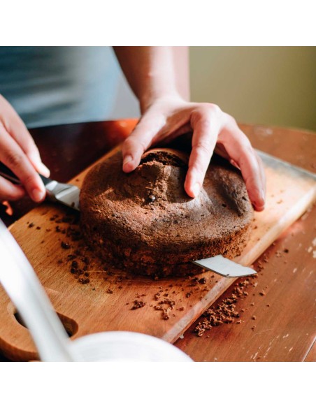 Espatula e Faca de Bolo Aço Inox Sobremesa Tortas 2un