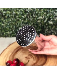 Queijeira Inox Porta Queijo Ralado Tempero e Tampa... 2